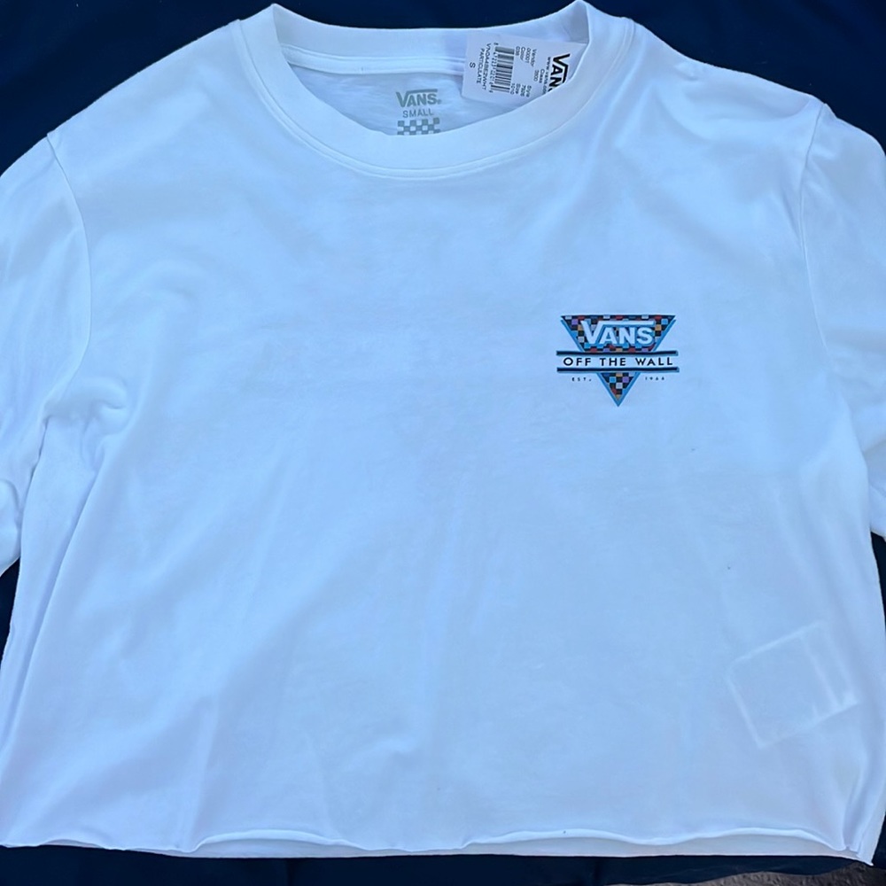NWT Vans Cropped Long Sleeve Tee!